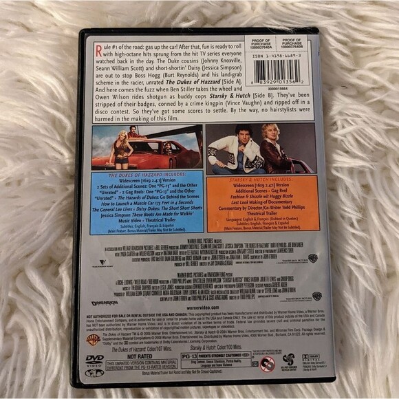 5/$25! The Dukes of Hazzard & Starsky and Hutch double DVD - Excellent Condition - Picture 4 of 4
